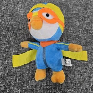 Korean Air Pororo The Little Penguin Stuffed Animal Plush Toy Airline Doll 10"